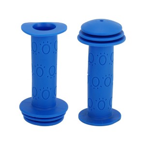 Unique Bargains Child Bike Handlebar Grips Covers 4.13" Blue 1 Pair - 1 of 4