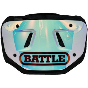 Battle Sports Iridescent Chrome Football Back Plate - 1 of 3