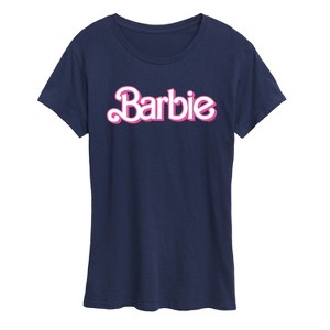 Women's - Barbie - Logo Retro-Women's Short Sleeve Graphic T-Shirt Short Sleeve Graphic T-Shirt - 1 of 4