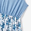 PATPAT Family Matching Outfits Mommy and Me Dress Floral Print Sleeveless Crewneck Dress for Toddler Girl 2 Years - 4 of 4