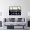 Trademark Fine Art -Philippe Hugonnard 'Window View NYC Sunset 2' Canvas Art - 3 of 3