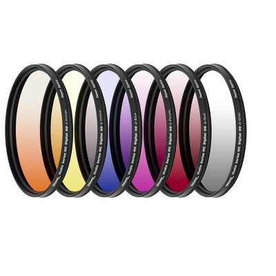 ULTIMAXX 6pc Gradual Color Filter Set 67mm
