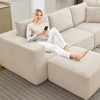 Sectional Couches Sofas, Modular Sectional Sofa with Deep Seat, Upholstered Chenille Convertible Sponge Compression Sofas, No Assembly Required - 2 of 4