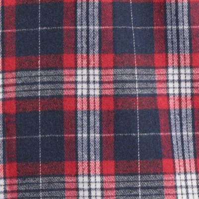 navy red plaid