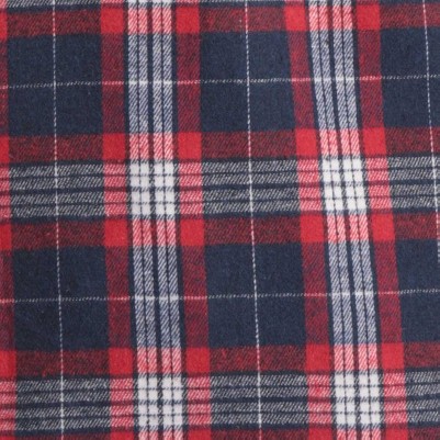 navy red plaid
