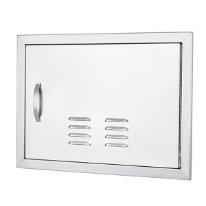 24" W x 17" H Stainless Steel Outdoor Kitchen Doors, Flush Mount BBQ Access Panel - 1 of 4