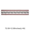 Unique Bargains Christmas Table Runner Red Green White 72"x13" 1 Pc - 3 of 4