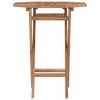 vidaXL Folding Patio Table, 23.6"x23.6"x29.5", Solid Teak Wood - 3 of 4