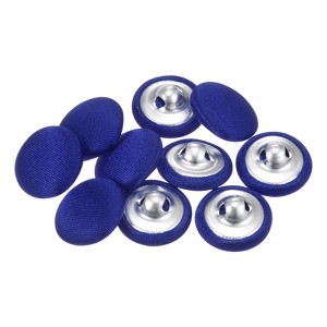 Unique Bargains Round Fabric Cloth Covered Sewing Buttons for Suits Dress 10 Pcs - 1 of 4