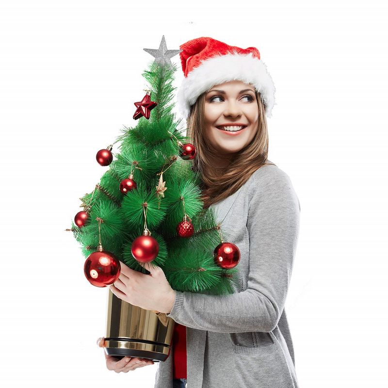 Ornativity Glitter Star Tree Topper - Christmas Silver Decorative Holiday Bethlehem Star Ornament, 2 of 6