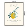 Amanti Art Italy Travel Poster Bella Italia by Chayan Lewis Canvas Wall Art Print Framed 16 x 20-in. - 3 of 4