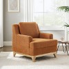 VANOMi 31.5'' Boucle Accent Chair with Rubber Wood Base - 2 of 4
