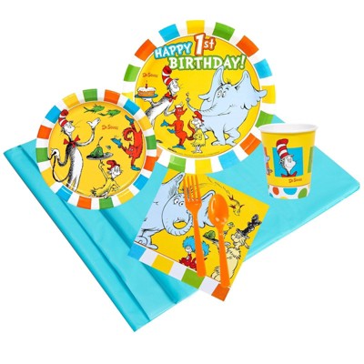 Birthday Express Dr Seuss 1st Birthday 24 Guest Party Pack