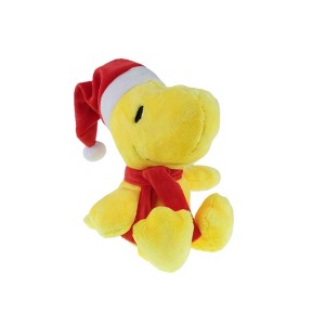 Woodstock from Peanuts dressed in red for Winter 8 inch Plush - 1 of 3