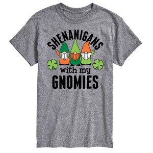 Men's - Instant Message - Shenanigans With My Gnomies Short Sleeve Graphic T-Shirt - 1 of 4