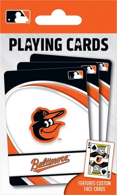 MasterPieces Officially Licensed MLB Baltimore Orioles Playing Cards - 54 Card Deck for Adults