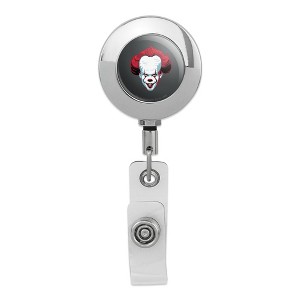 It Pennywise Come Home Metal Chrome Badge ID Card Holder Clip - 1 of 3