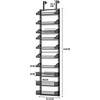 10 Tier Over The Door Pantry Organizer, with Adjustable Wire Baskets,Hanging Storage Shelves Spice Rack for Small Spaces Dorm - 2 of 4