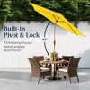 Best Choice Products 10ft Outdoor Woodgrain Pattern Steel Market Patio Umbrella w/ Crank, Tilt - 4 of 4
