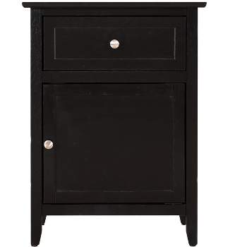Passion Furniture Lzzy 1-Drawer Nightstand (25 in. H x 15 in. W x 19 in. D)