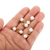 Unique Bargains Beautiful Designer DIY Jewelry Making Faux Pearl Pendants 100 Pcs - 4 of 4