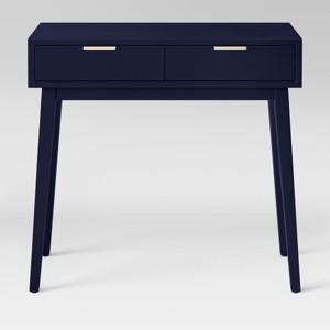 Hafley Two Drawer Console Table Oxford Blue - Project 62