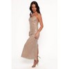 Petal and Pup Womens Karley Sequin Maxi Dress - 3 of 4