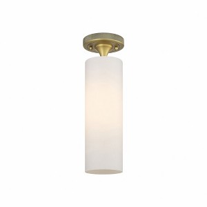 Crown Point - 1 Light Flush Mount In Industrial Style-15 Inches Tall and 3.88 Inches Wide - 1 of 1