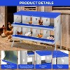 Coucheta Chicken Nesting Boxes - Available in Multiple Styles (Bracket Leg/Two-Tier/Wall Mount) & Compartments (6/8/10) for Easy Egg Collection. - 3 of 4