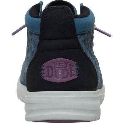 HEYDUDE Men Wally Mid Gripr Washed Quilt , Stormy Blue/Multi, 10 — фото 6