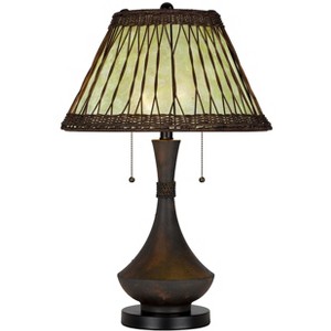 Cal Lighting BO-3103TB Mateo Collection Two 60W Watt Metal and Resin Table Lamp - 1 of 4