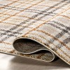 Nuloom Noelani Plaid 5x8 Indoor Area Rug for Living Room Bedroom Dining Room Kitchen, Orange And Grey/Ivory - 4 of 4