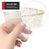 Stock Your Home 9-oz Gold & Clear Glitter Plastic Cups (50 Pack) - 3 of 3