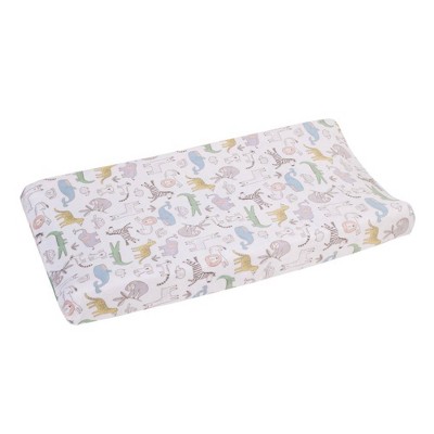 Carter's Colorful Zoo Animals Super Soft Changing Pad Cover