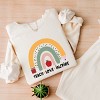 Simply Sage Market Teach Love Inspire Rainbow Lightweight Garment Dyed Sweatshirt - 3 of 4
