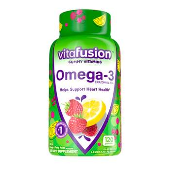 Vitafusion Omega-3 Gummies - Berry & Lemonade - 120ct