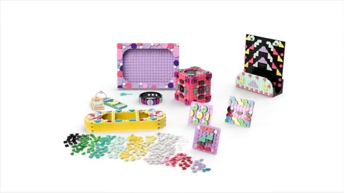 LEGO DOTS Designer Toolkit-Patterns 10 in 1 Crafts Set 41961, 2 of 12, play video