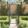 vidaXL Mesh Garden Gate Galvanized Steel 39.4"x78.7" Gray - 3 of 4