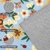 COZONY Washable Rugs for Living Room Floral Ultra-Thin Soft Non Slip Large Kids Bedroom Stain Resistant Floor Carpet for Dining Room Home Office - 4 of 4