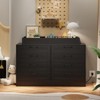 Baby Changing Dresser with 8 Drawers – Wooden Nursery Dresser with Safety Rail & Open Shelf - 3 of 4
