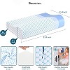 LISM Memory Foam Neck Bed Pillow,Ergonomic Cervical Pillow for Side Back Stomach Sleeper - 2 of 4