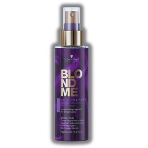 Schwarzkopf Pro Blondme COOL BLONDES Neutralizing Spray Conditioner (5 oz) Purple / Violet Hair Blonde Me Spray for Unwanted Yellow - 1 of 3
