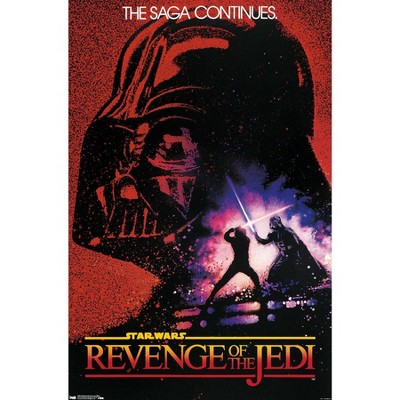 Trends International 24X36 Star Wars: Revenge Of The Jedi - One Sheet Framed Wall Poster Prints