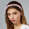 Unique Bargains Women's Beaded Hair Hoop Headband Accessories Hairband 0.43 Inch Wide 1 Pc - 3 of 4
