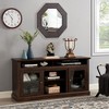 Chic Crate - 65" Contemporary Media Console w/ Hybrid Storage & Cable Management - Engineered Wood TV Stand for Living Room/Study (Espresso) - 3 of 4