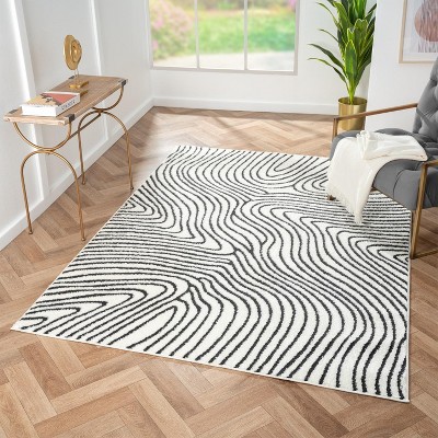 LUXE WEAVERS Geometric Swirl Area Rug