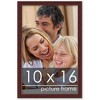 PosterPalooza | Classic Modern Brown Picture Frame - UV Acrylic, Foam Board Backing, Hanging Hardware - 3 of 4