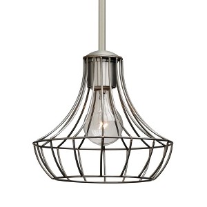 Besa Lighting Spezza 7 1 - Light Pendant in  Satin Nickel - 1 of 1