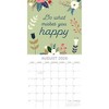 2026 Square Wall Calendar, Positively Powerful, 16-Month Lifestyles Theme with 180 Reminder Stickers (30x30 cm) - 3 of 4