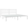 vidaXL Metal California King Bed Frame with Headboard, Under-Bed Storage, Heavy-Duty, No Mattress - 2 of 4